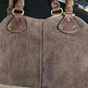 SALE ❤ Suede/Cloth Handbag